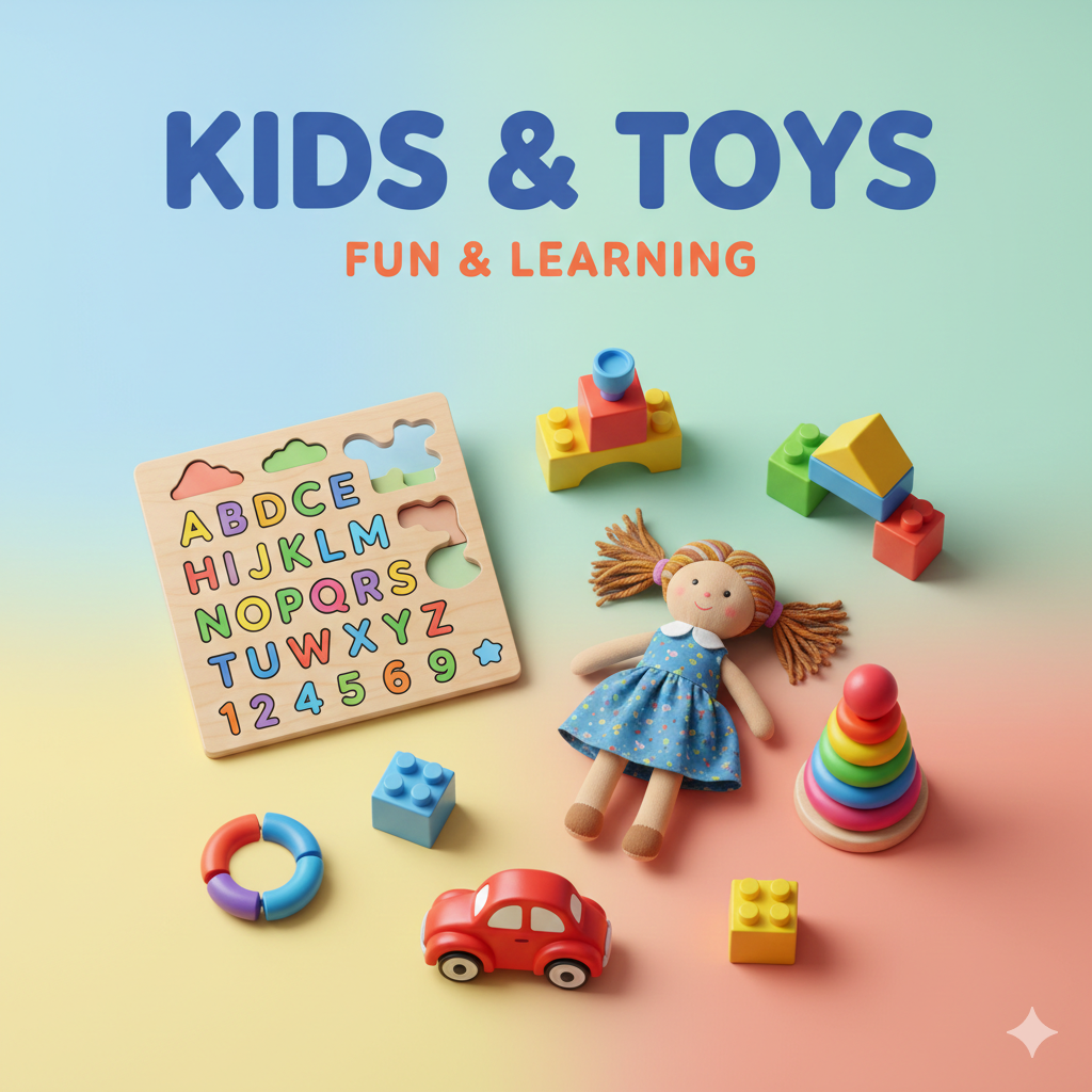 Kide and toys